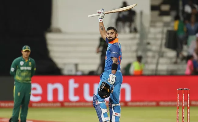 Kohli century in Cape town odi against south africa - Sakshi