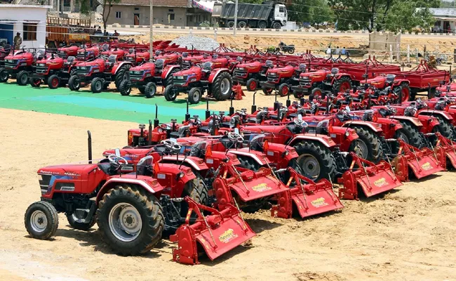 subsidy tractors to farmers - Sakshi