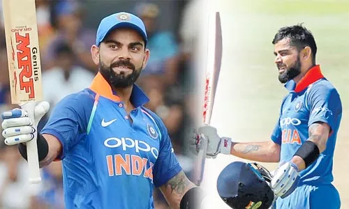 Virat Kohli breaks Tendulkar and Ganguly records after 34th ODI - Sakshi