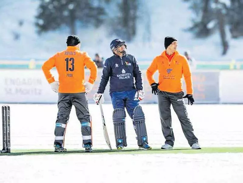 Sehwag, Afridi spice it up on Lake St. Moritz - Sakshi