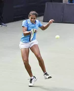 Fed Cup: Ankita shines again but doubles lets down India - Sakshi