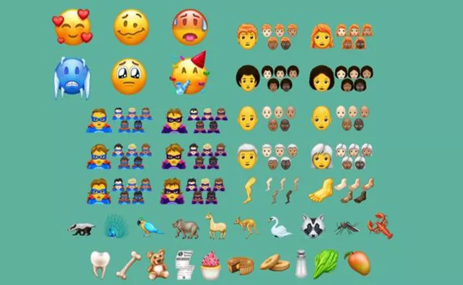 New Emojis Introduced in Social Media Applications - Sakshi