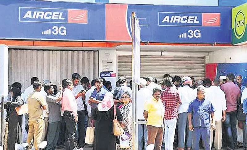 With Aircel filing for bankruptcy, consolidation in the Indian telecom - Sakshi