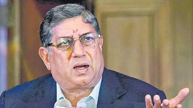 Deeply hurt by Vengsarkar's comments, says N. Srinivasan - Sakshi