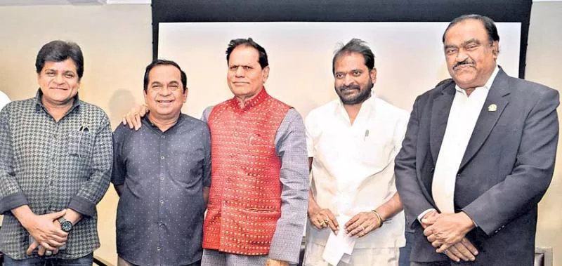 Brahmanandam Speech @ Hasya Nata Brahma Title Presentation - Sakshi