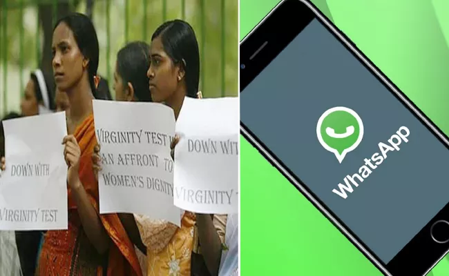 kanjarbhat community protesting whatsapp group stop the v ritual - Sakshi