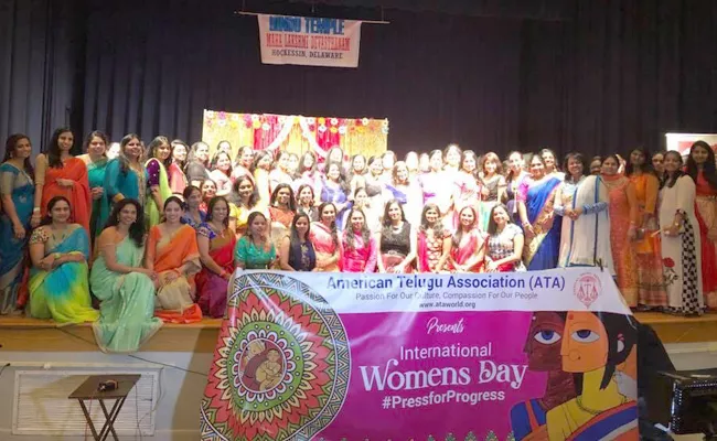 ATA Has Celebrated Womens Day In Delaware - Sakshi