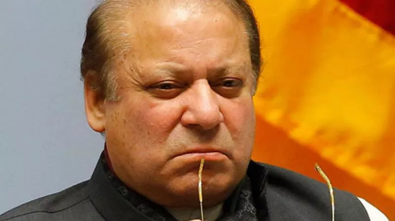 Shoe Hurled At Former Pakistan PM Nawaz Sharif In Lahore - Sakshi