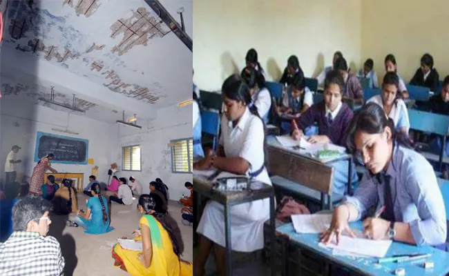 Tenth Class Exam Centres Without Facilities - Sakshi