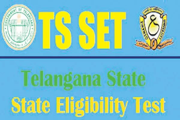 TS SET applications from tomorrow - Sakshi