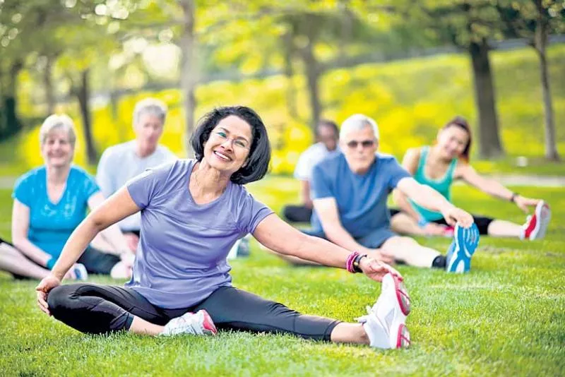 Aging distance with exercise  - Sakshi