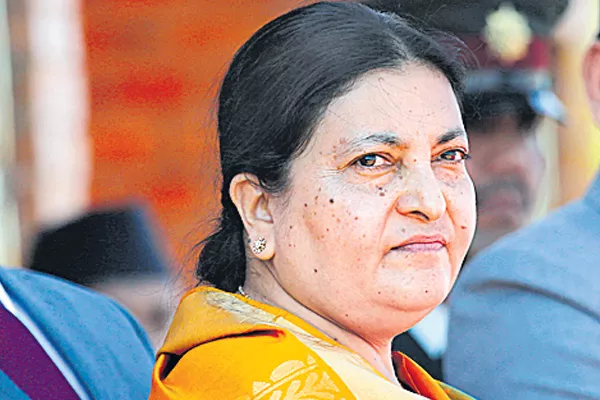 Vidya Devi Bhandari as Nepal President - Sakshi