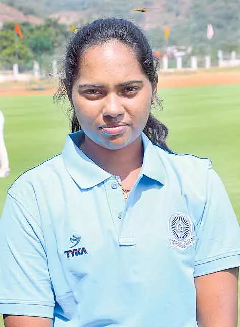 Indian women 'A' team captain Meghna - Sakshi