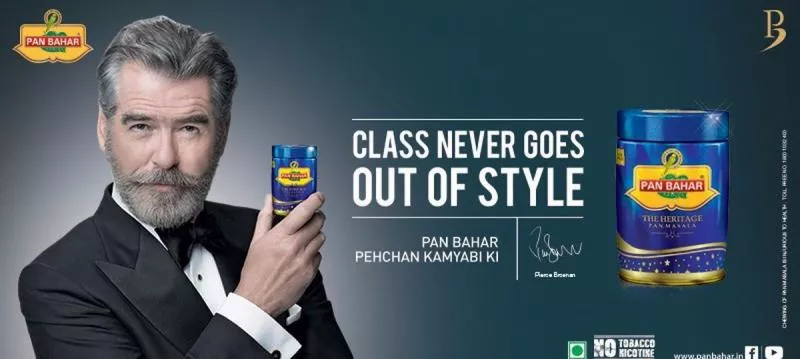 Pierce Brosnan Says He Was Cheated By Pan Masala Brand - Sakshi