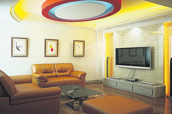 Falls ceiling in house - Sakshi