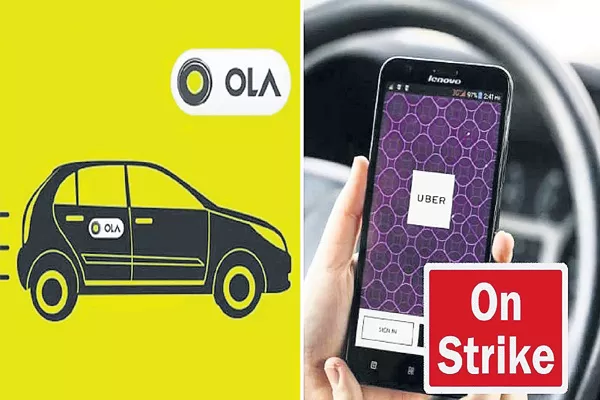 Uber, Ola drivers threaten indefinite strike from Sunday - Sakshi