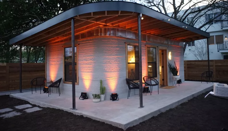 3D Printed Homes Built In 24 Hours In Texas - Sakshi