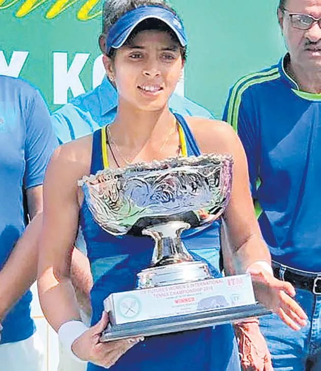 Ankita Raina wins title in Gwalior  - Sakshi