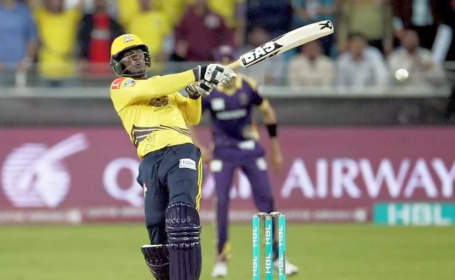 Darren Sammy Is Match Winner For Peshawar Zalmi In PSL - Sakshi