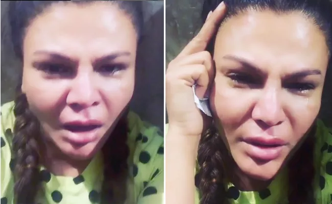 Rakhi Sawant Gets Heavily Trolled for Her Tearful Video oOn Sridevis Demise - Sakshi