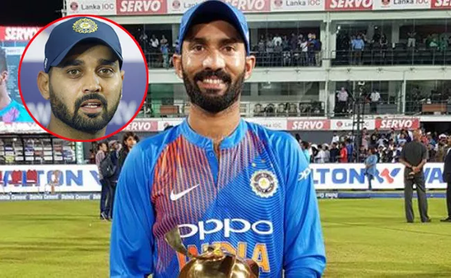 Murali Vijay Ignoring DK In His Congratulatory Tweet - Sakshi