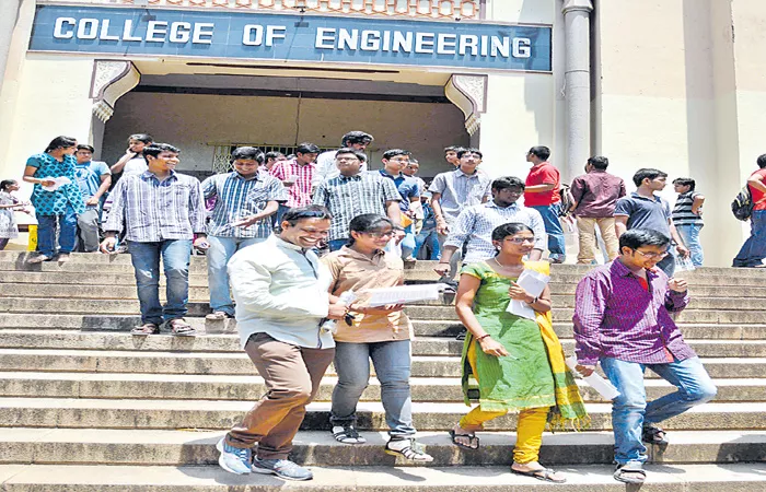 List of engineering colleges by May 7 - Sakshi