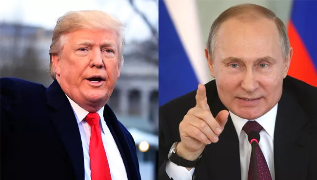 senators criticise Trump for congratulating Putin  - Sakshi