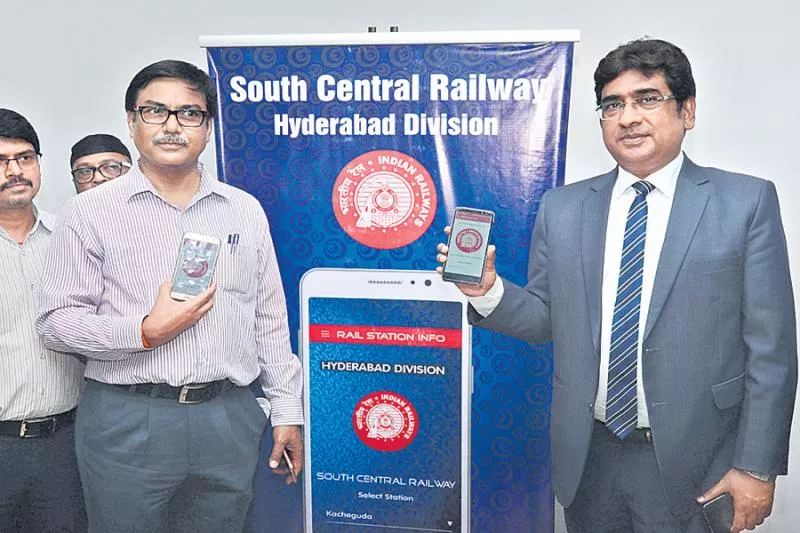 Mobile App for Tracking In Railway station - Sakshi