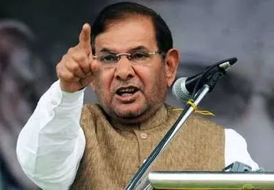 Working for a grand, anti-BJP alliance: Sharad Yadav - Sakshi