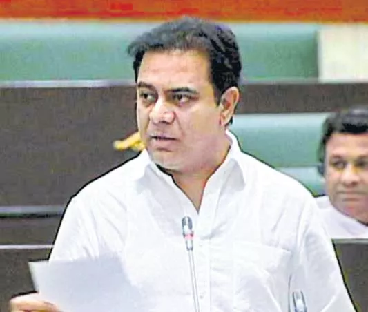 1,035 acres resumed from different industries, organisations, says KTR - Sakshi