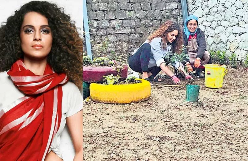 Kangana Ranaut celebrates her 31st birthday by planting 31 trees - Sakshi