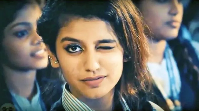 Vadodara City Police Uses Priya Prakash Varrier Wink To Raise Awareness - Sakshi