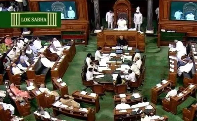 Lok Sabha Adjourned Amid AIADMK MPs Protest - Sakshi