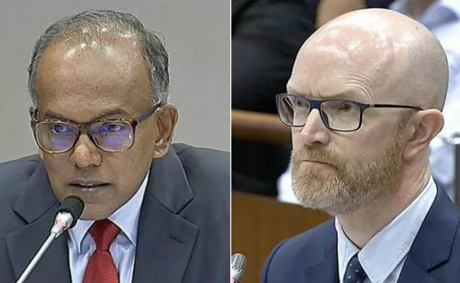 Singapore Minister Shanmugam Questioned Facebook - Sakshi