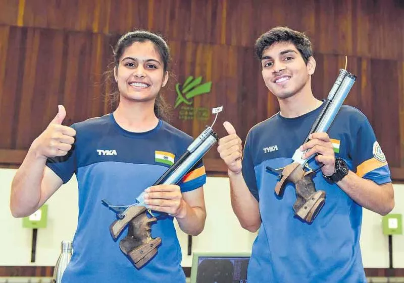 India seventh gold in junior world cup shooting - Sakshi