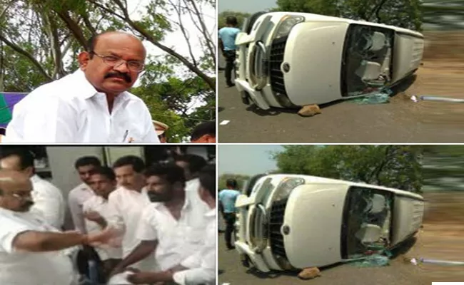 Chincholi MLA Injured In Car Accident - Sakshi