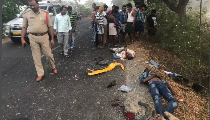 The worst road accident in Poduru - Sakshi