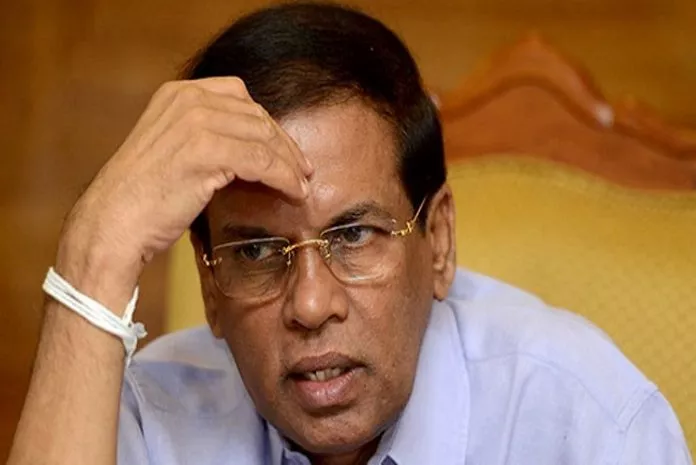 Sirisena cuts PM duties for ongoing turmoil - Sakshi