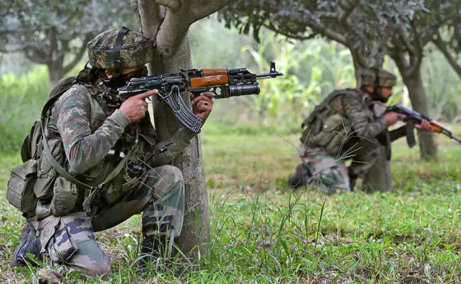 4 Terrorists Killed In Encounter In Jammu And Kashmir's Rajouri District - Sakshi