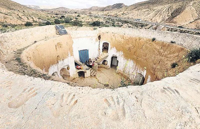 The Last Families Living in Tunisia's Underground Houses - Sakshi