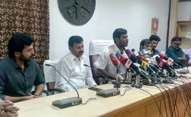 Vishal Confirms Indefinitely Strike of TFF - Sakshi