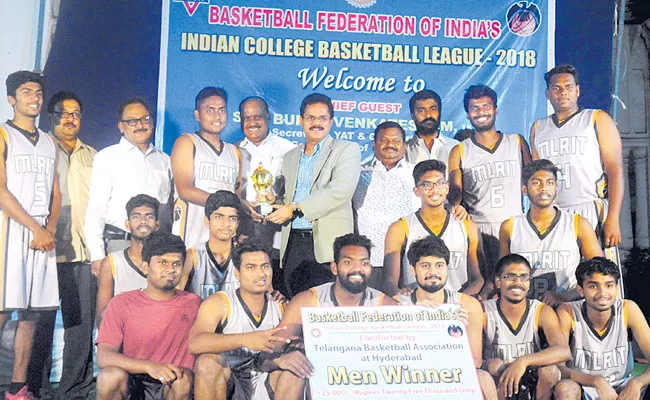 MLRIT, st francis won Basketball titles - Sakshi