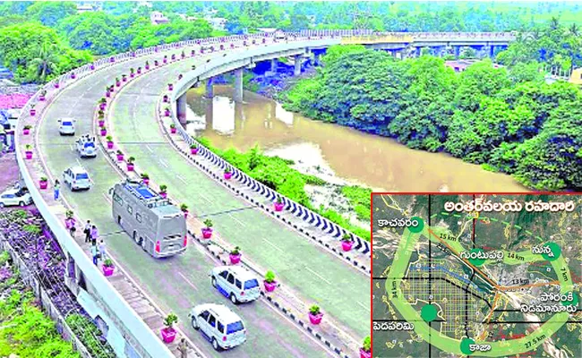 Suspens On Inner Ring Road Constructions - Sakshi