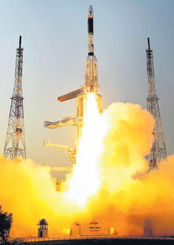 ISRO GSLV rocket successfully launches GSAT-6A communication satellite - Sakshi