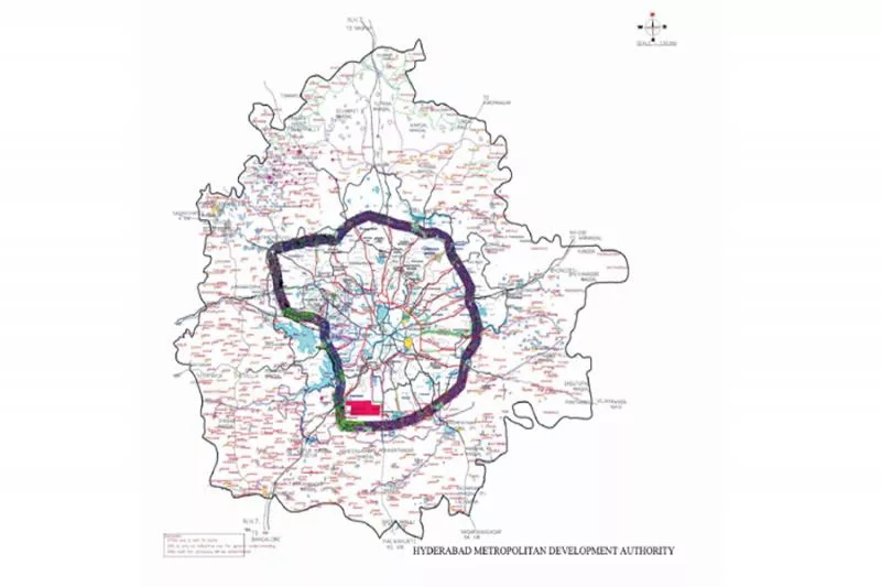 Water grid around the Outer Ring Road - Sakshi