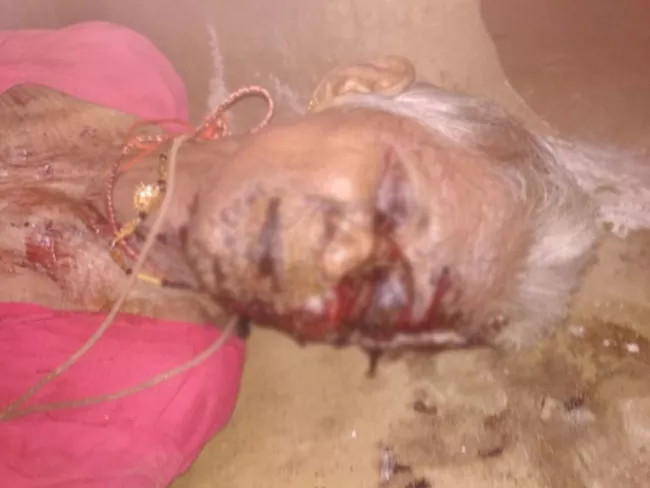 Elderly Woman Murder In Khammam - Sakshi