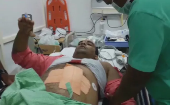 Unknown Person Attack Businessman in Hyderabad - Sakshi