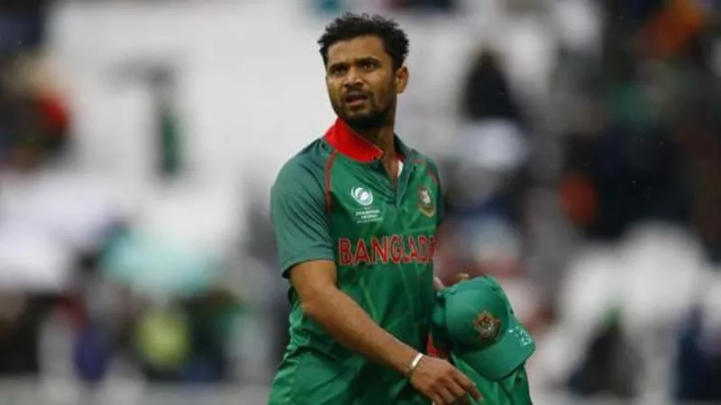 Mortaza picked four wickets in successive balls - Sakshi