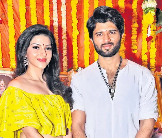 Actor Mehreen Pirzada opposite Vijay Devarakonda in his Tamil debut - Sakshi