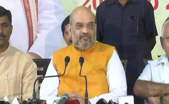 Unfortunate Says Amit Shah On Statues Vandalism - Sakshi